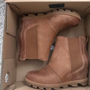 Sorel Tan Ankle Booties